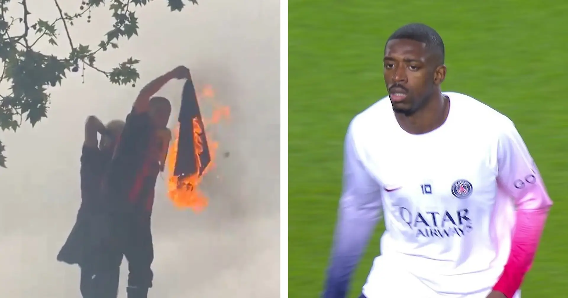 'Luis Figo treatment': What Barca fans did to Dembele during warm-up 