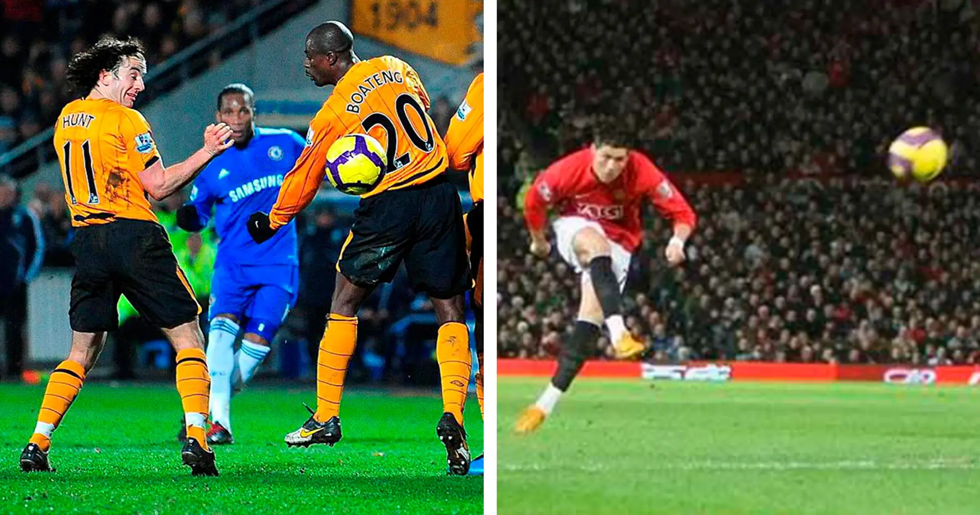 'When you hit the valve the ball comes down more': Cristiano's free-kick technique at United was so good Drogba copied it