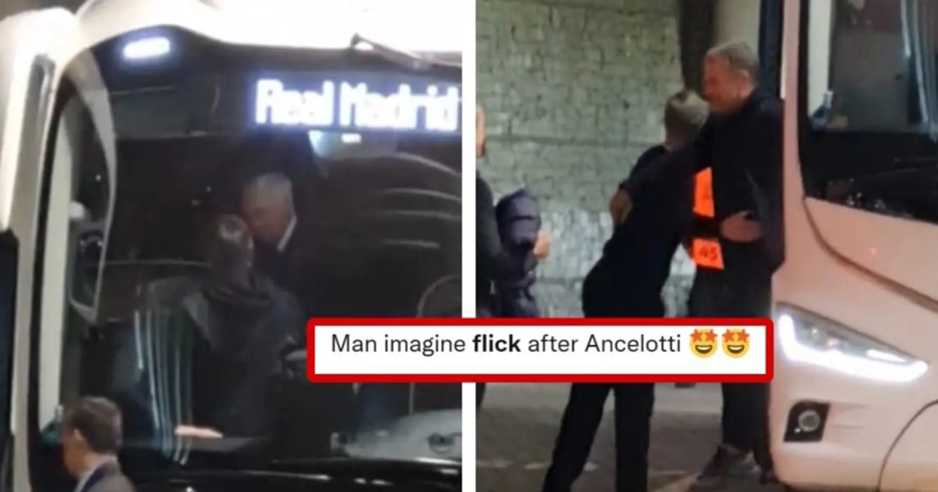 🎥 Hansi Flick trifft Ancelotti und Kroos. Die Fans von Real Madrid haben mehrere Theorien dazu 
