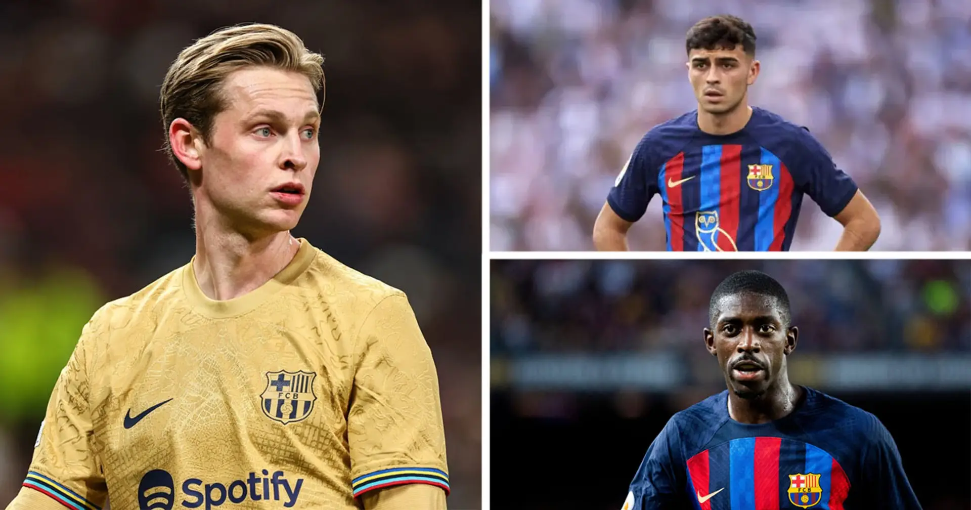De Jong not training with the group ahead of El Clasico, Barca to miss 4 key players