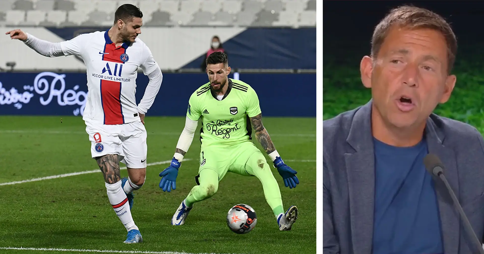 "Il ne sert à rien": Daniel Riolo dézingue Mauro Icardi pour son match face à Bordeaux