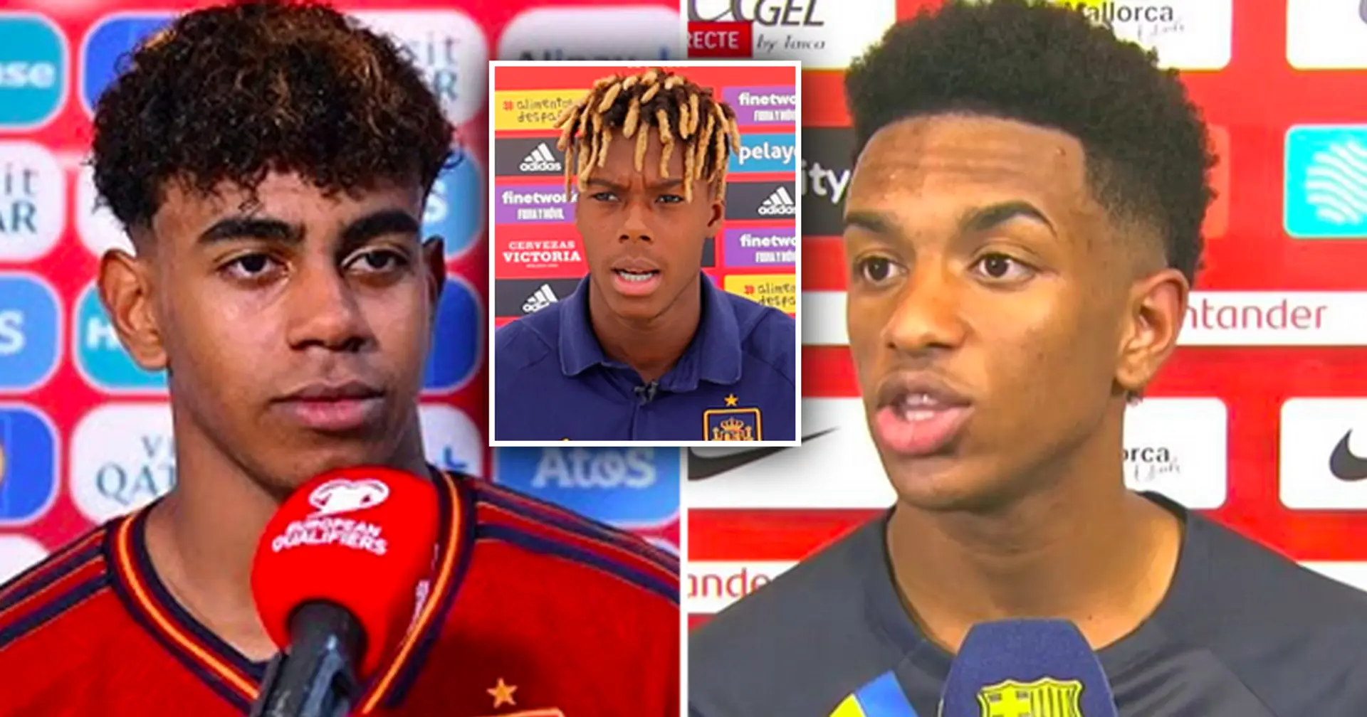 'He doesn't respect his father': Balde's hilarious interaction with Lamine Yamal and Nico Williams