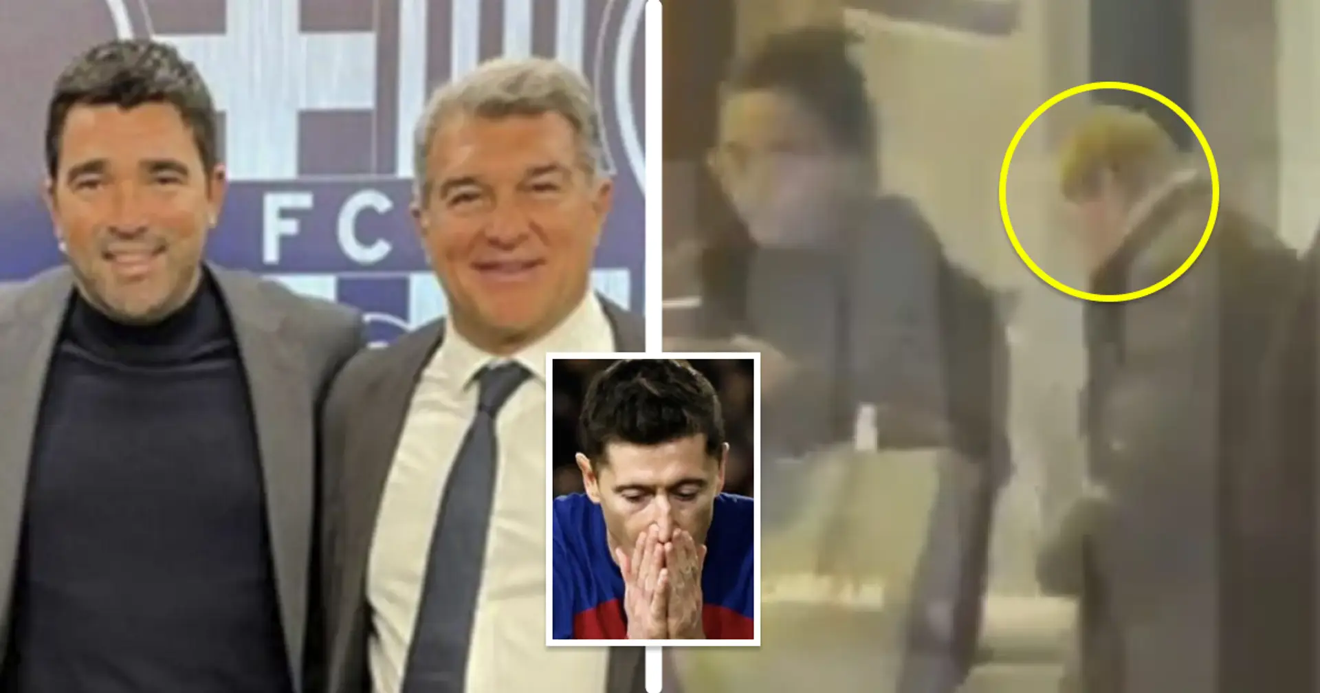 Super agent meets Laporta and Deco: 3 players they could discuss