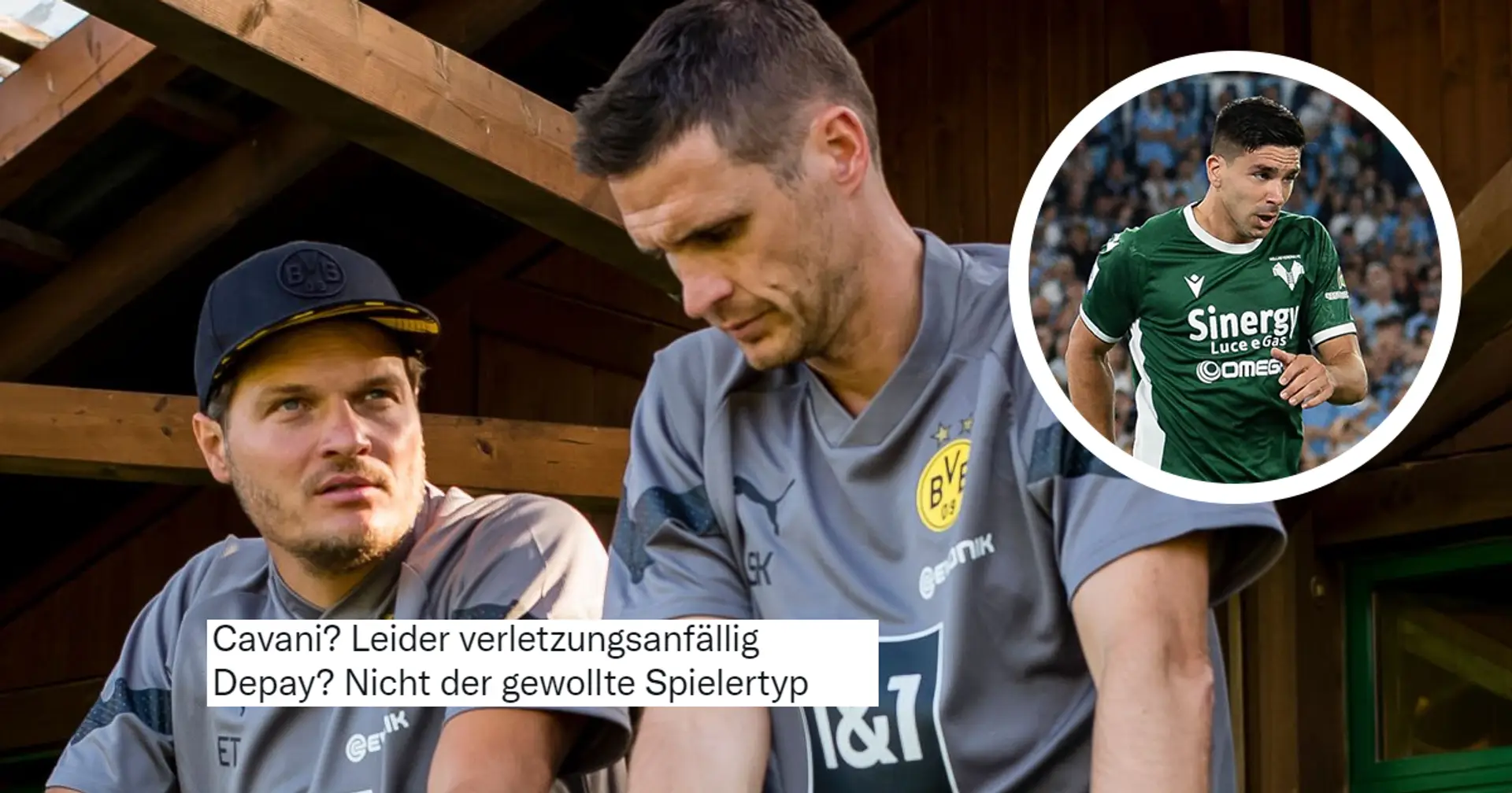Cavani, Depay, Simeone werden nicht zu Borussia wechseln: BVB-Fan schließt 6 Spieler aus, die Haller ersetzen könnten