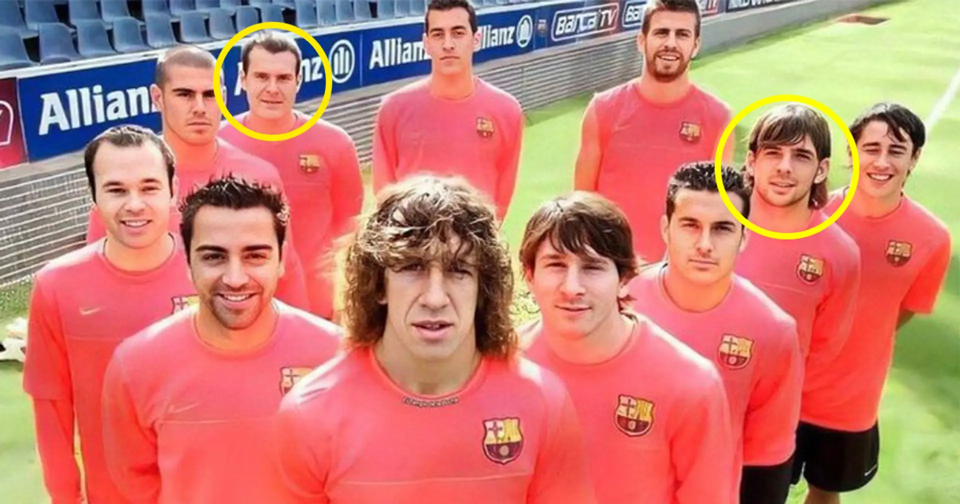 Who these two players from legendary Barca pic are and where they are now