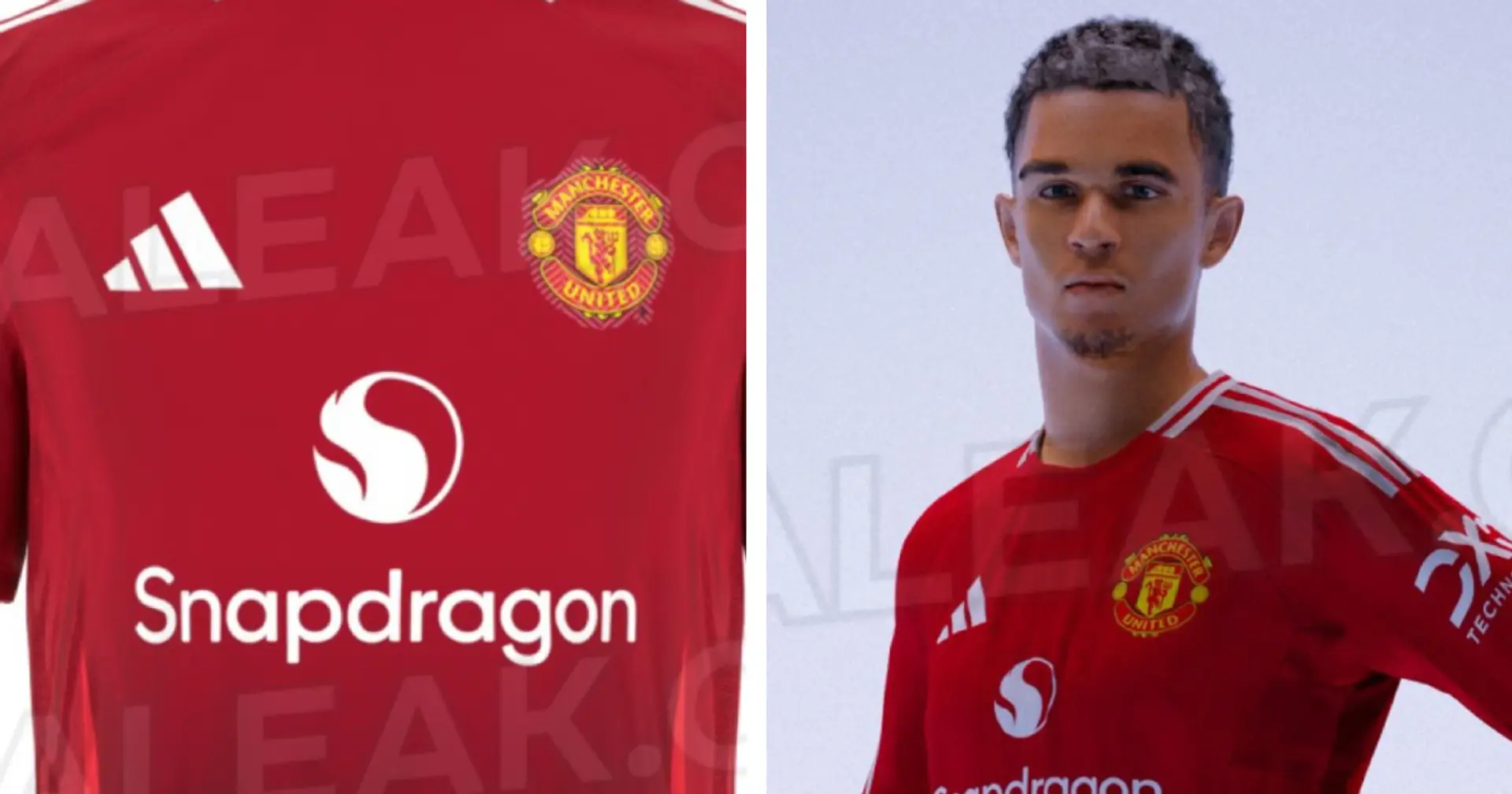 Images of Man United home kit for 2024-25 season leaked