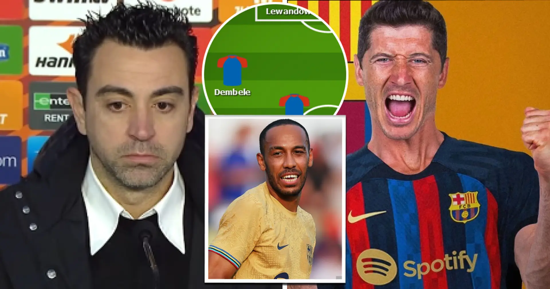 'Terror in attack': How Barca can lineup with Lewandowski and Aubameyang 