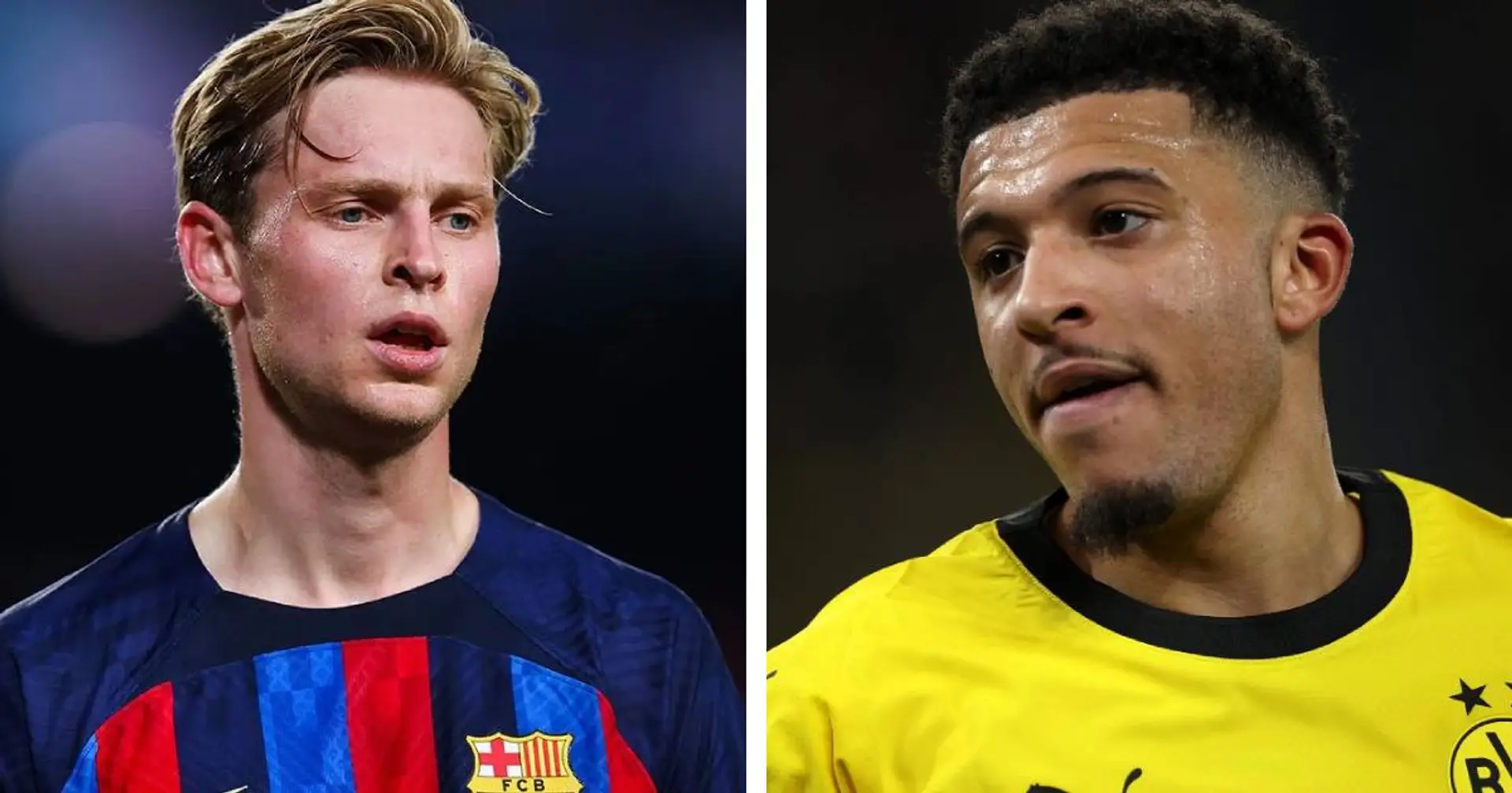 Geht BVB leer aus? Man United könnte Sancho gegen Barcelona-Star de Jong eintauschen - Bericht