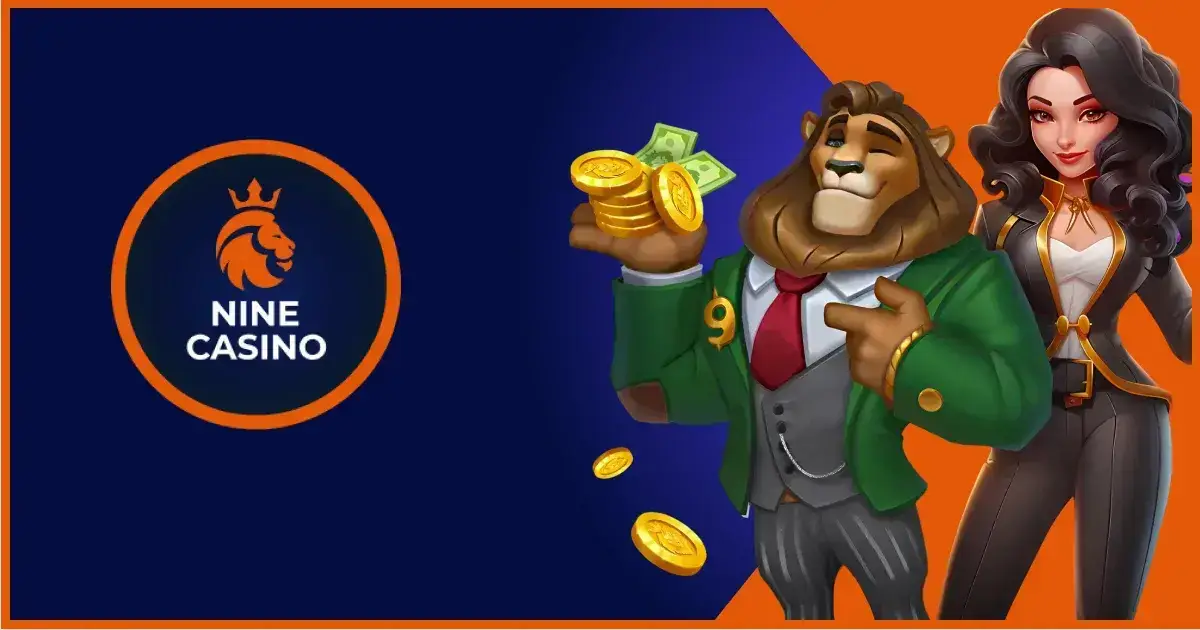 Schermata dell'interfaccia di Nine Casino su dispositivo mobile che mostra una selezione di slot machine