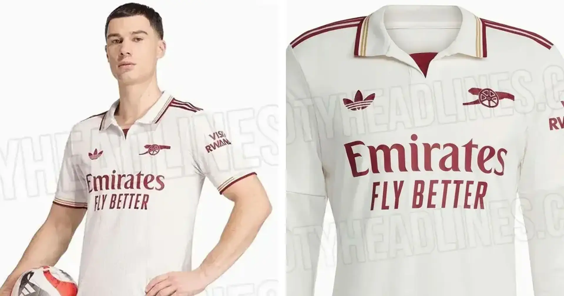 Three fresh pictures as Arsenal's third kit design for 2025/26 season ...