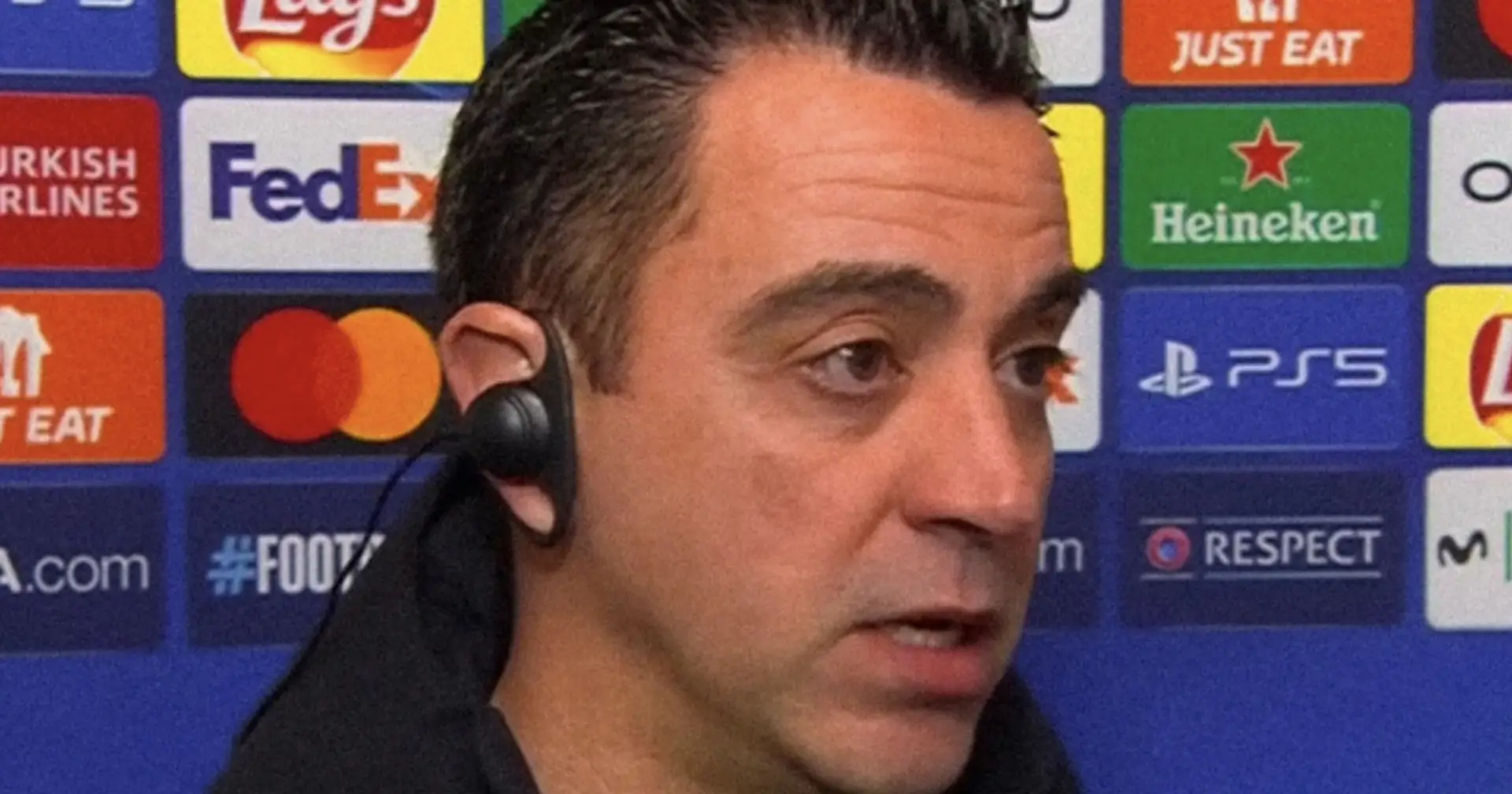 Xavi predice el resultado del partido de vuelta contra el Napoli, no parece confiado