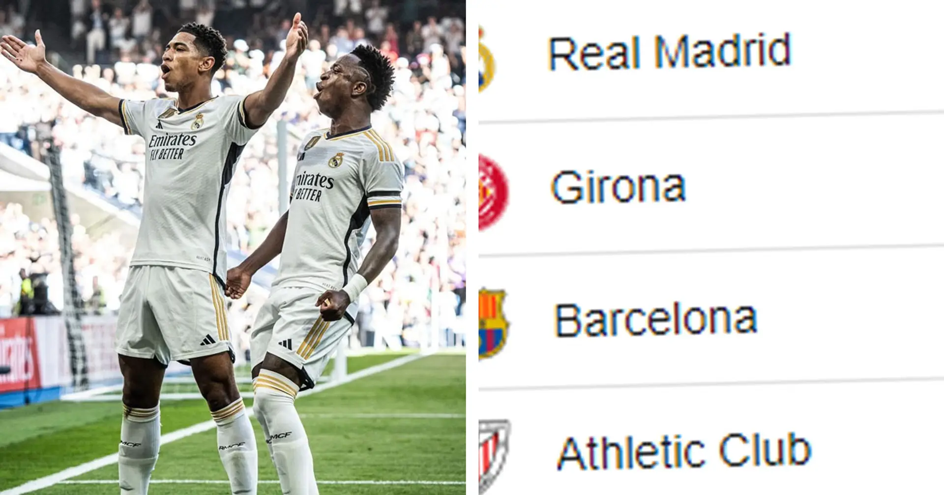 Real Madrid head into international break in first place: La Liga standings after Osasuna win