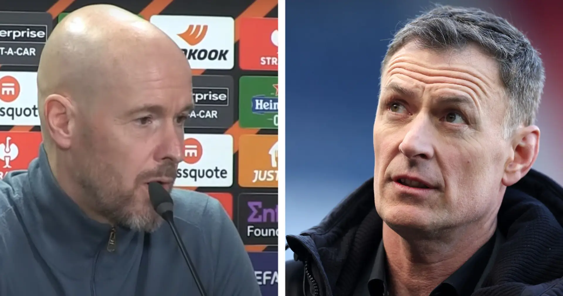 'He is jealous to be looking and seeing Arsenal just miles ahead of them': Chris Sutton has criticised Ten Hag for his comments about Arsenal