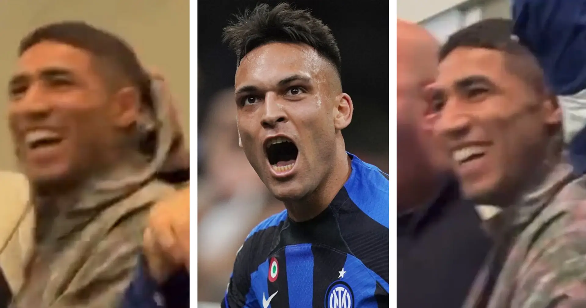 Hakimi esulta senza freni al gol di Lautaro: l'esterno del PSG ha ancora l'Inter nel cuore - Video