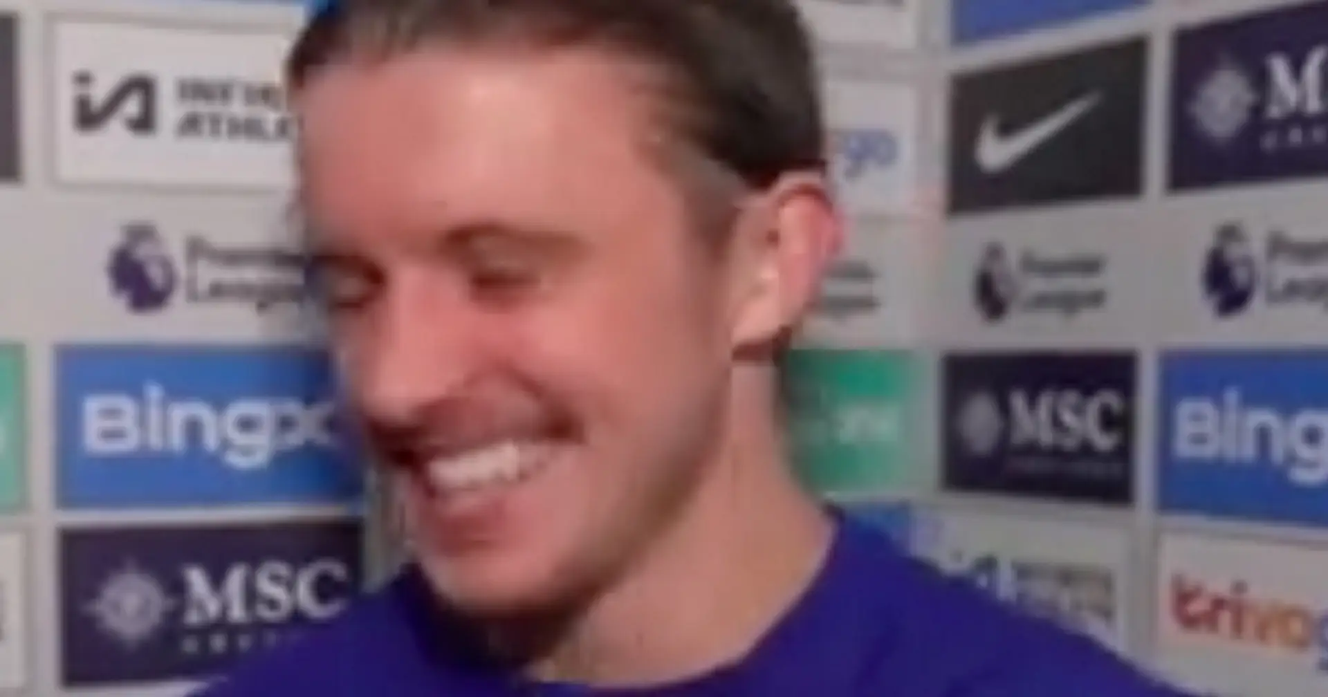 'Can't remember': Conor Gallagher's hilarious reaction when asked about opening goal v United