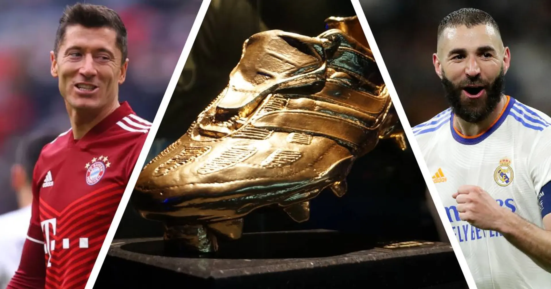 Goldener Schuh 2021/22: Benzema verkürzt den Abstand zu Lewandowski