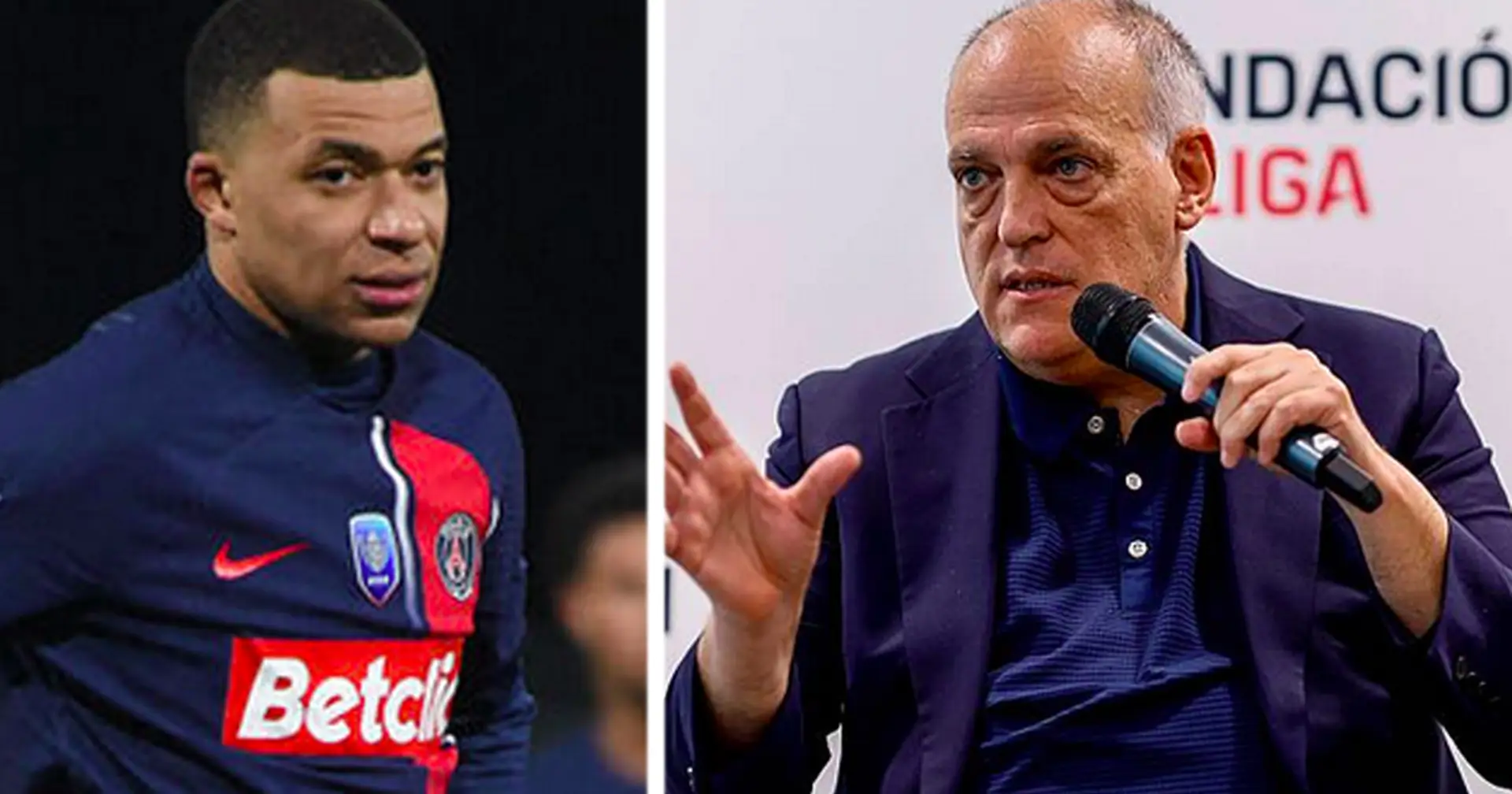 La Liga president assesses chance of Real Madrid signing Kylian Mbappe this summer