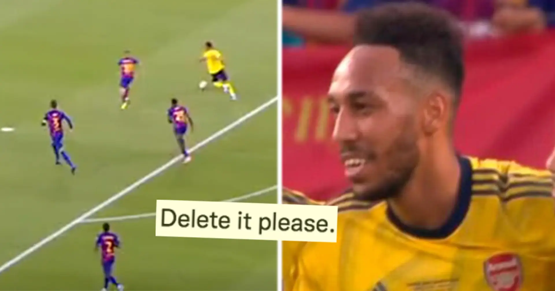 'Doing the most damage at the club': Cules slander Barca's Twitter admin for Aubameyang greeting