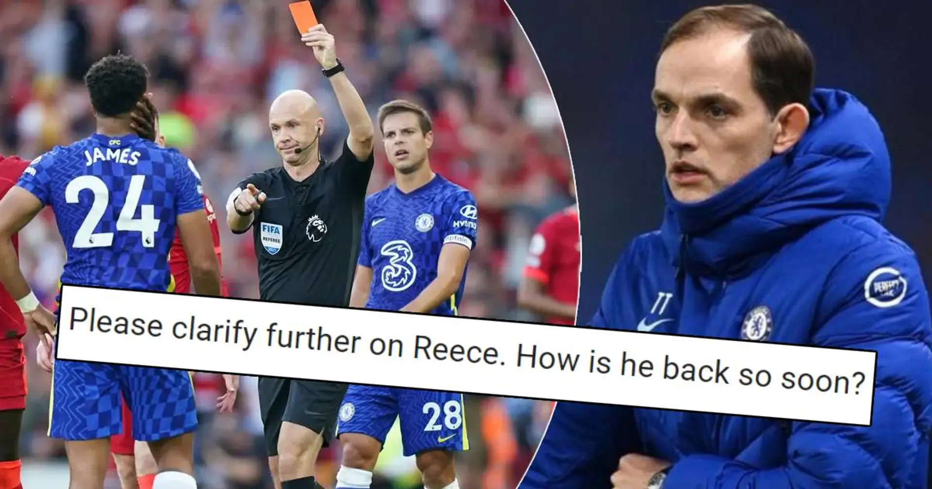 Why is Reece available for Spurs game despite getting red card 1 game ago? You asked, we answered 