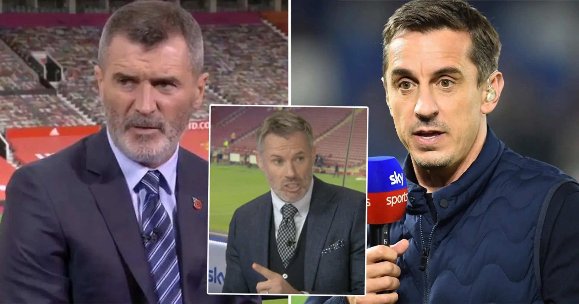 'I'm sick of it': Carragher slams Neville and Keane for making excuses for 'their mate' Solskjaer
