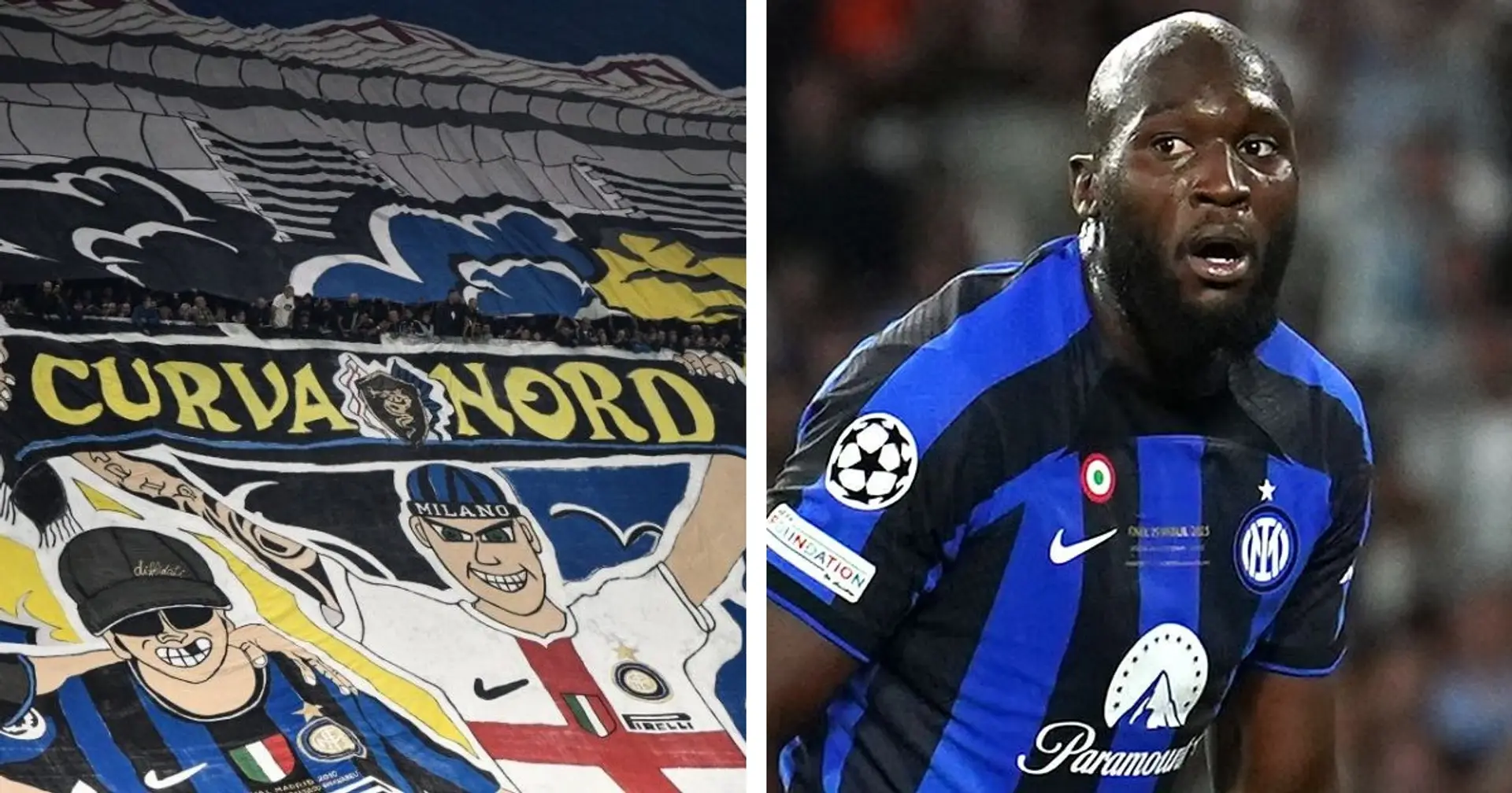 'You're not a real man': Inter ultras send Lukaku furious message as striker returns to London for training