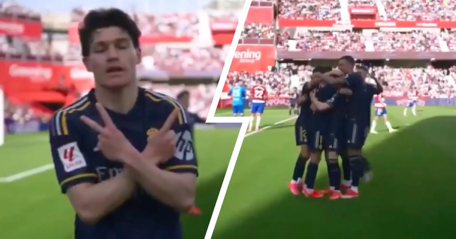 Fran Garcia scores first Real Madrid goal - he has two teammates to thank 