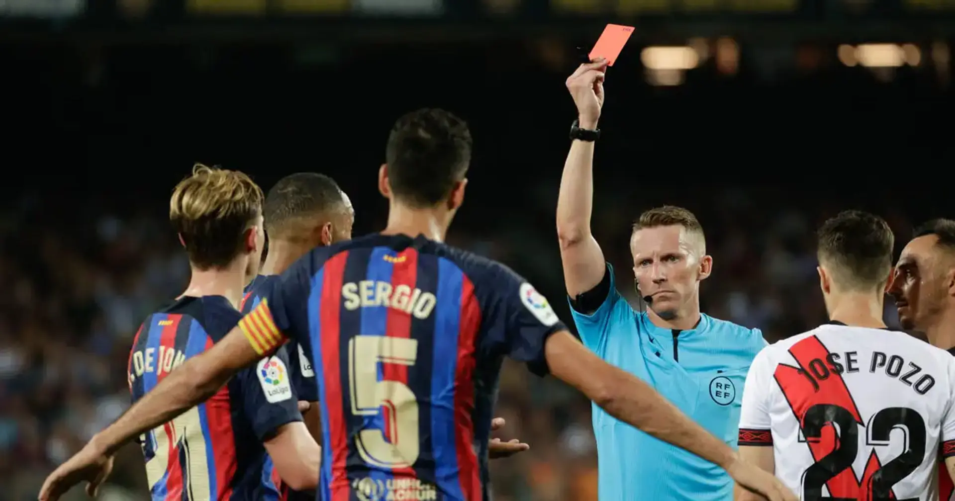 La junta directiva del Barça está descontenta con un jugador veterano tras el empate ante el Rayo: no es Busquets