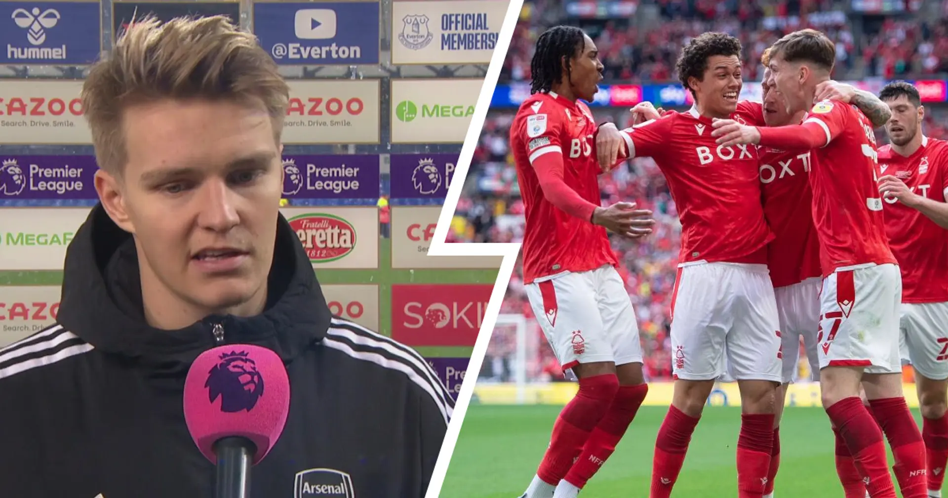 'They have shown they can beat anybody': Odegaard refuses to take Nottingham Forest lightly