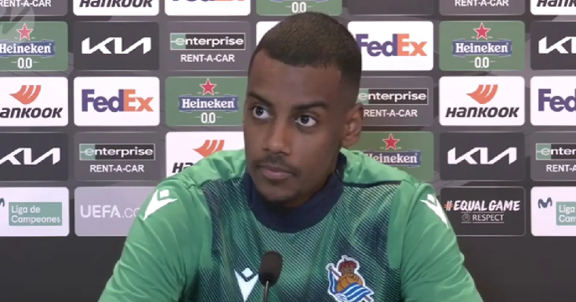 'You have to be calm': Alexander Isak opens up on being linked to Barca