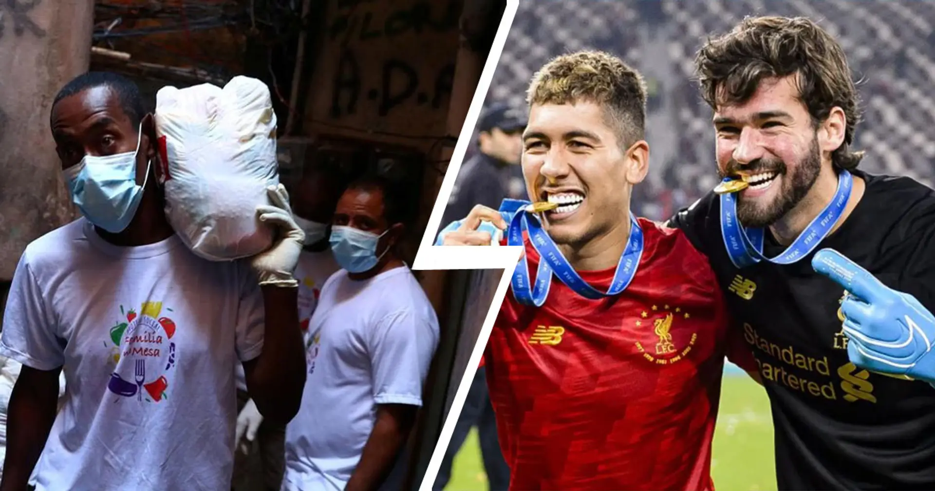 Alisson and Firmino join other Brazilian football stars in classy charity act for people of favelas