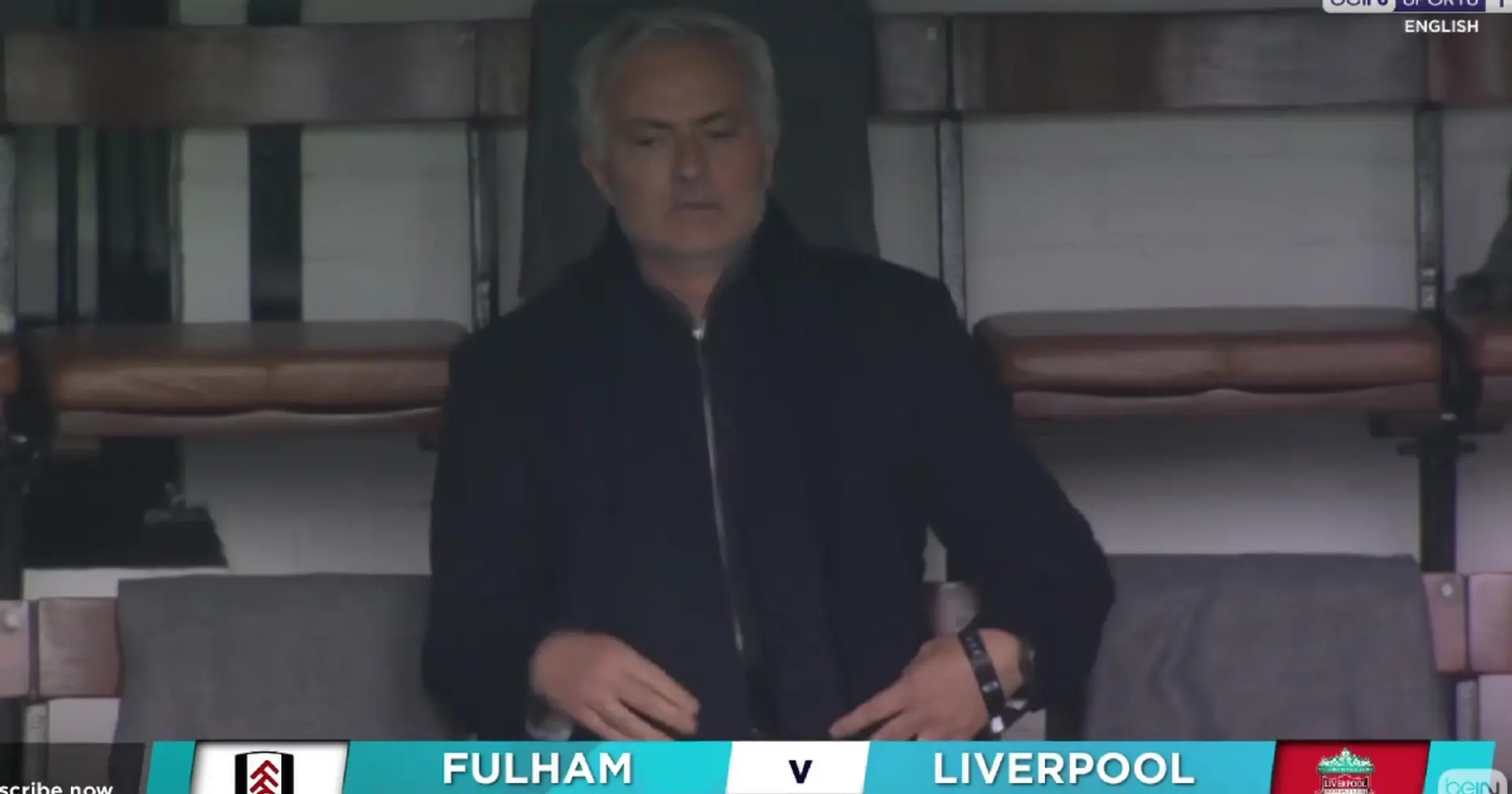 'Dear God please no': Jose Mourinho spotted in attendance for Liverpool game, fans react
