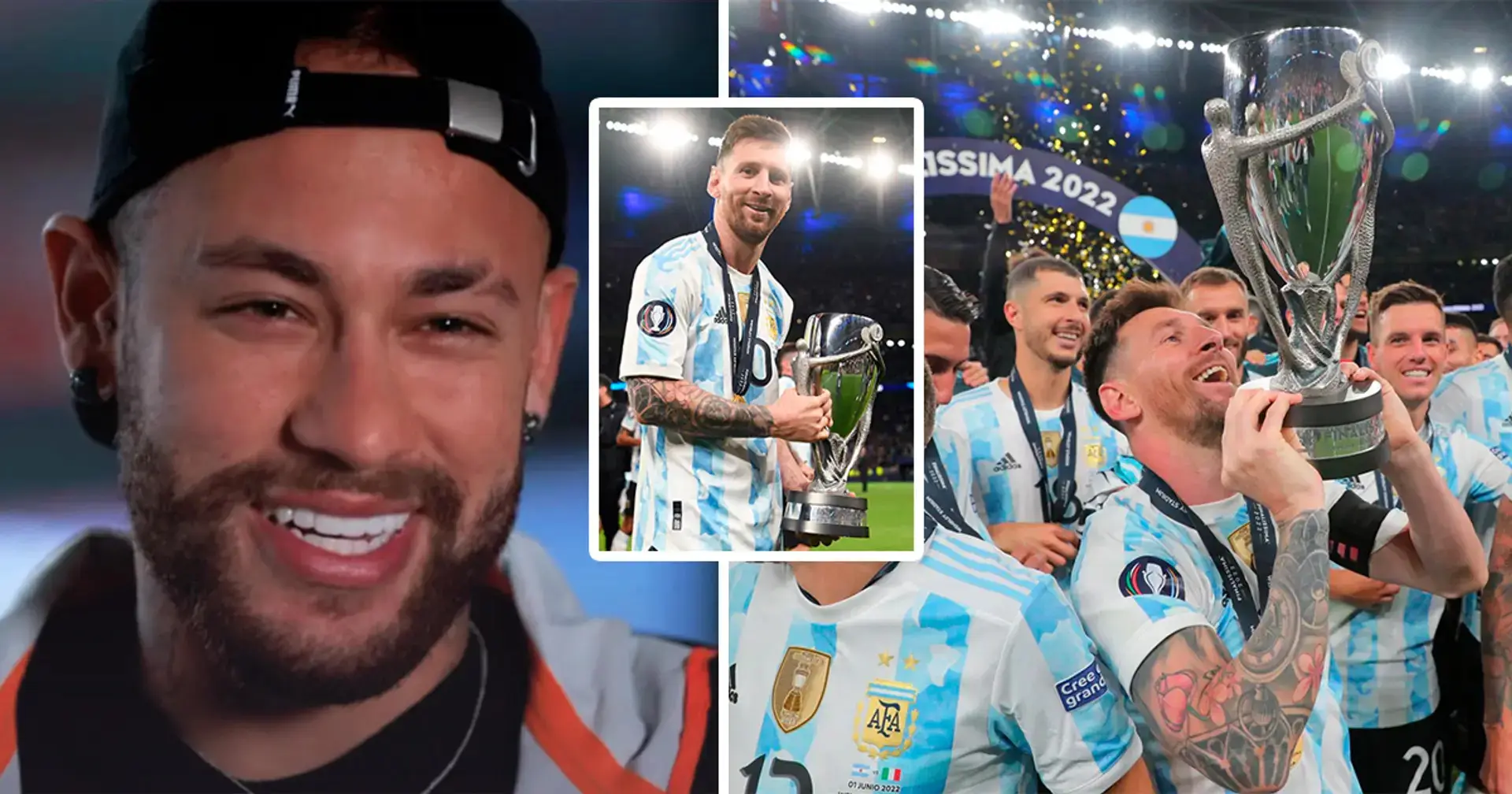 Neymar trolea a Argentina por la celebración tras la victoria de la Finalissima contra Italia 