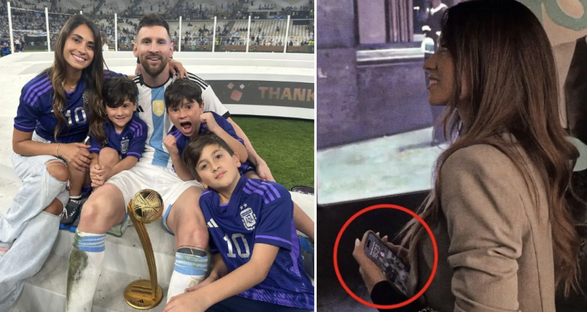 Fans notice cutest little detail on Leo Messi's wife's lock screen as Antonela strolls down Miami streets