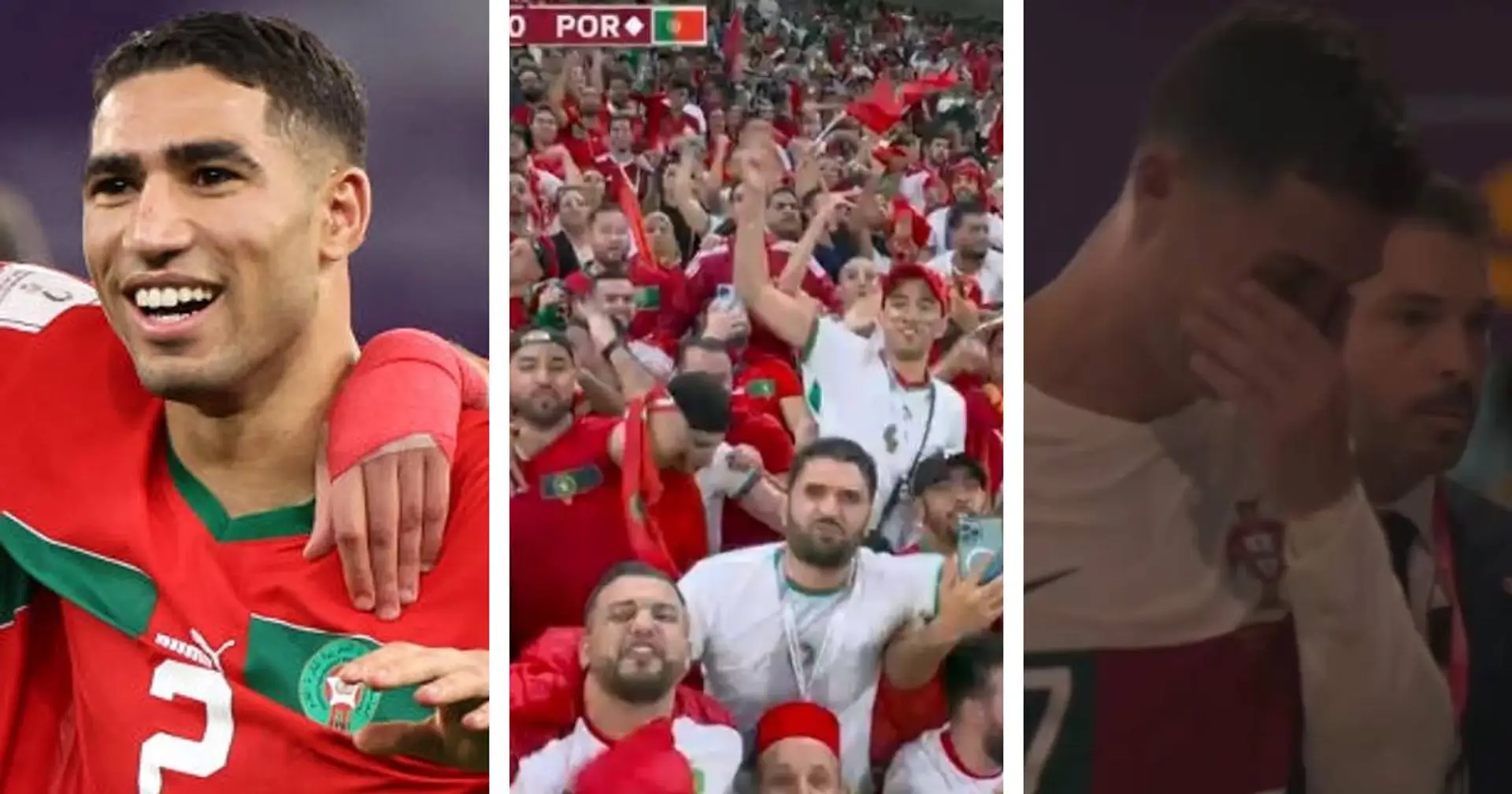 FLASH| Marocco in semifinale: CR7 e Leao salutano il mondiale! Fa festa l'ex Inter Hakimi