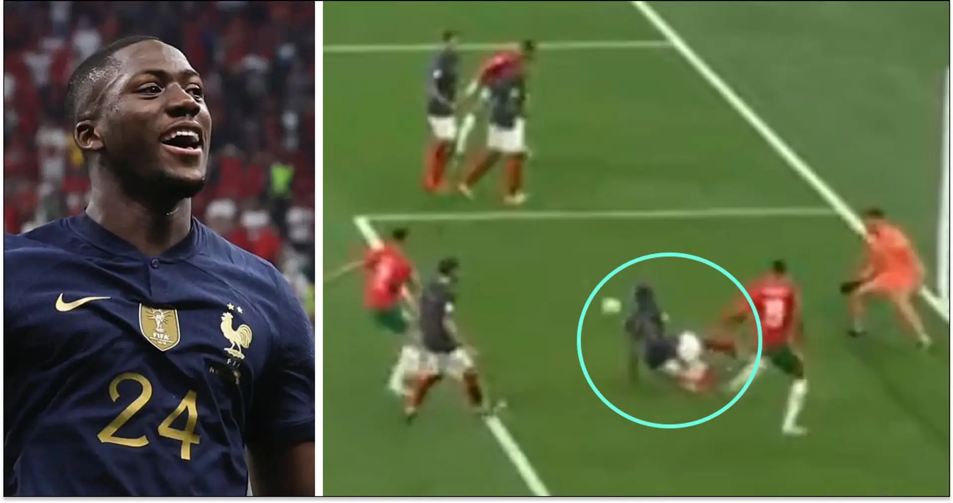 Konate's vital interception saves France from certain Morocco equaliser — in 4 images