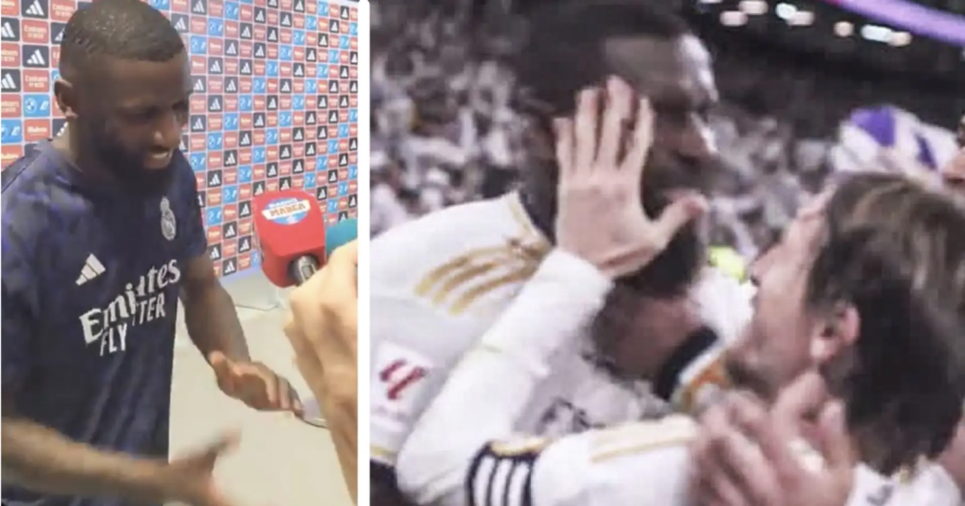 'No hay problema': la hilarante reacción de Rudiger cuando sus compañeros le abofetearon tras el gol vs Mallorca