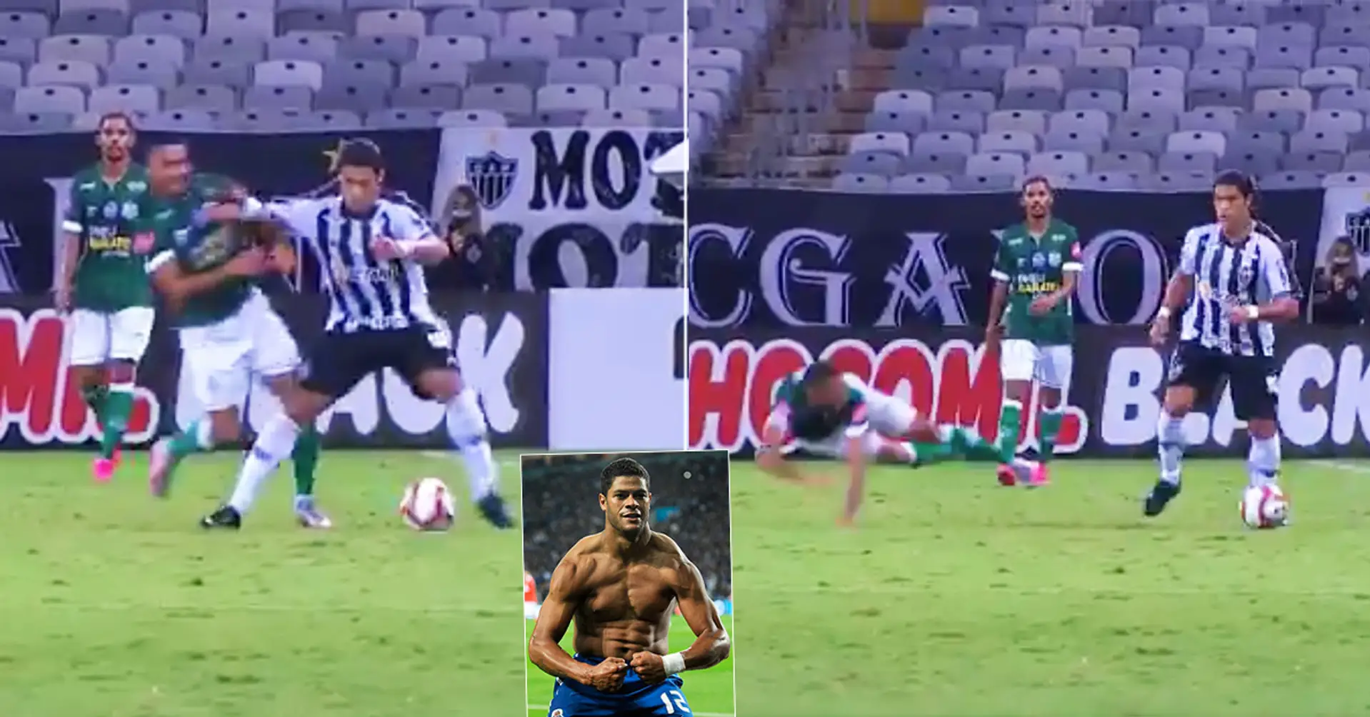 Hulk returns to Brazil, immediately sends defender flying like a paper plane