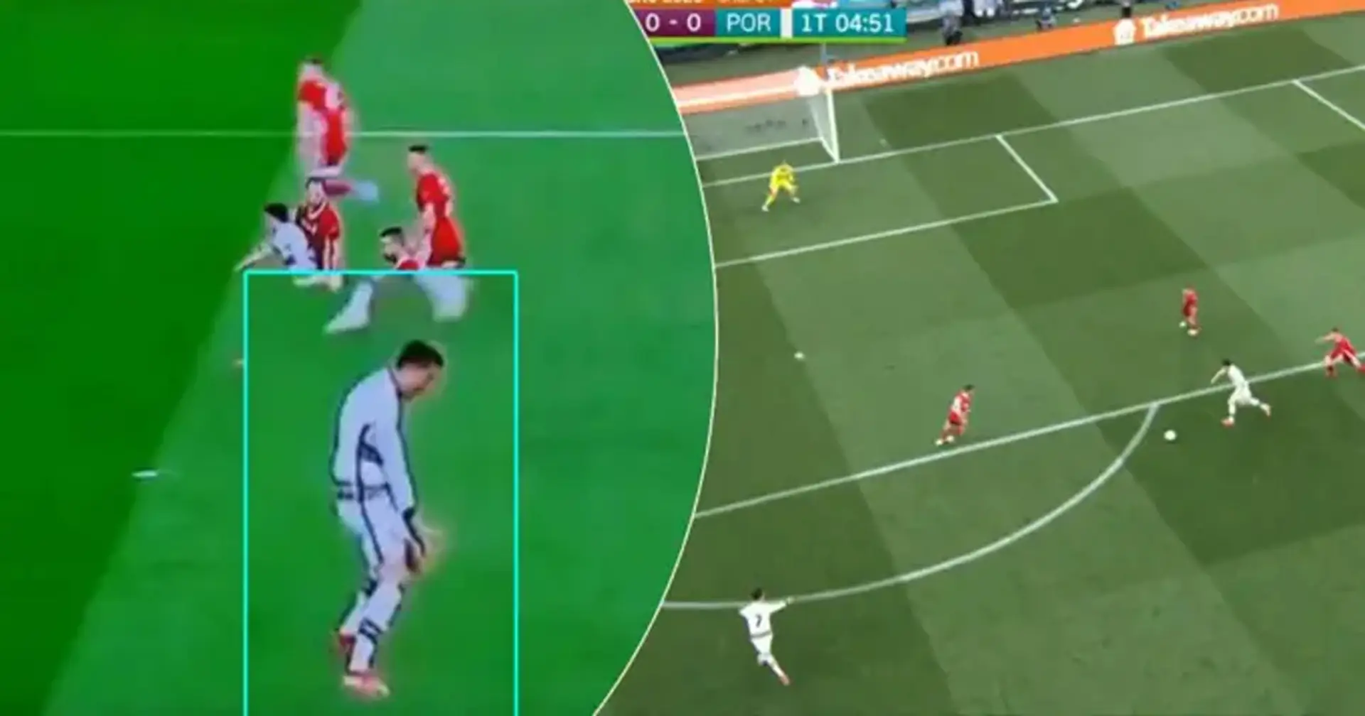 Jota molesta a Cristiano Ronaldo cuando se niega a pasar el balón: captado por la cámara