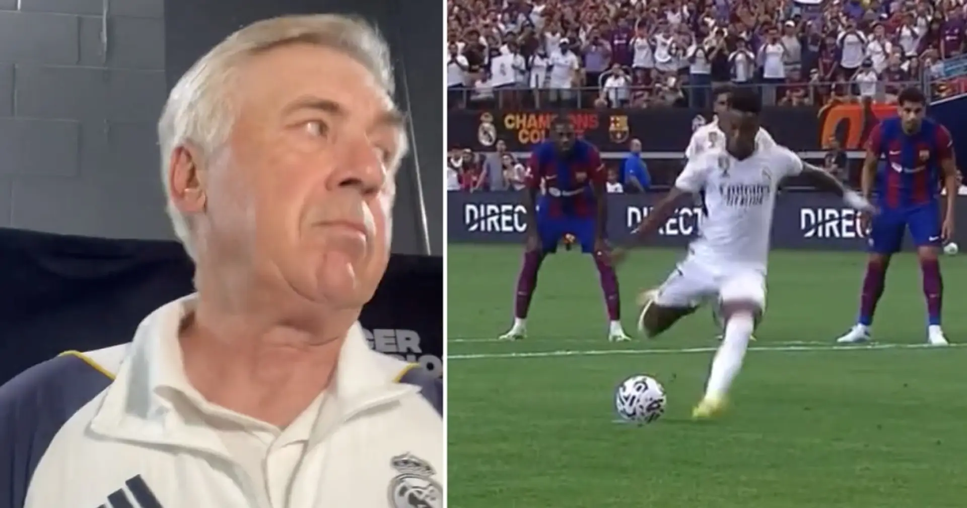Ancelotti confirms penalty hierarchy following Vinicius' missed shot v Barca