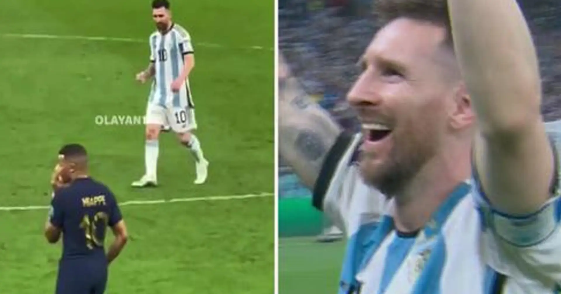 Das habt ihr im TV nicht gesehen: Die Gesten von Messi und Mbappe nach ihren Toren - das haben sie absichtlich gemacht