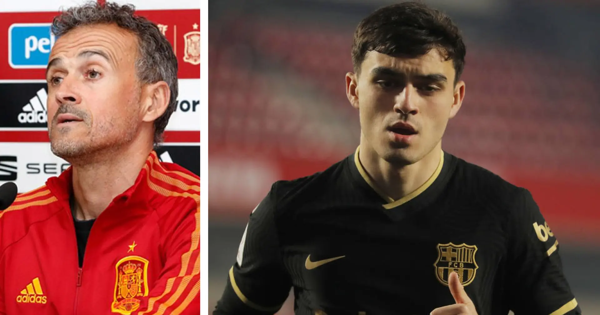 Luis Enrique explains decision to summon Pedri for Spain, says what he likes most about youngster