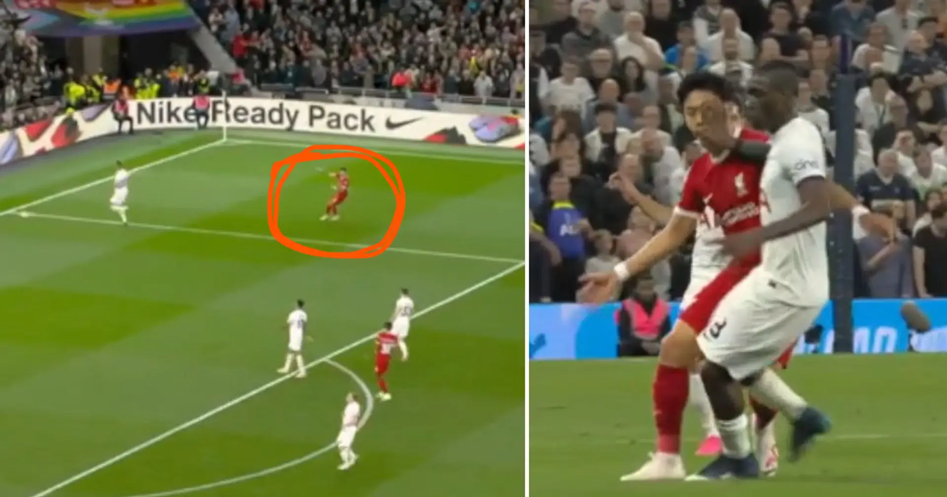 Ref Simon Hooper denies Liverpool corner kick at 88', only gives free-kick from 40 yards after - caught on camera