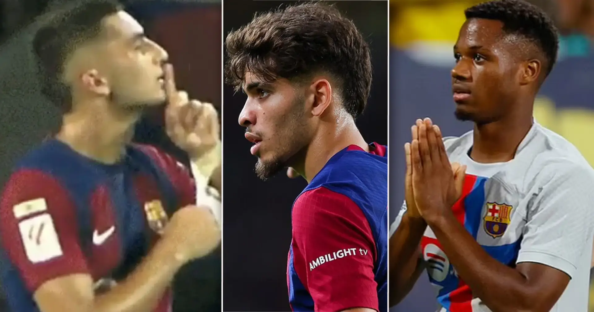 Ferram, Fati, Abde: who should start for Barca in attack against Villarreal and why? 