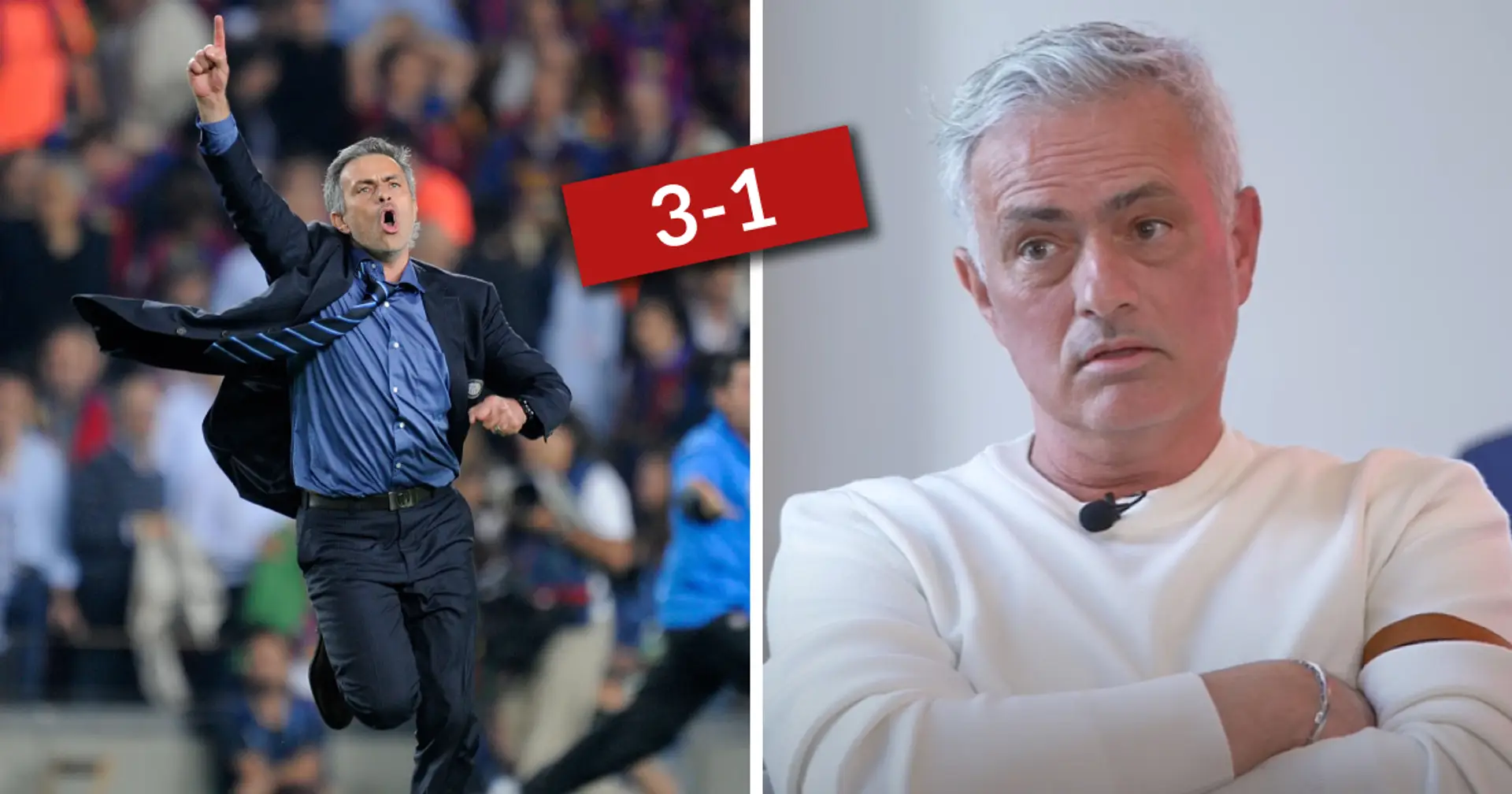 'People forget it': Jose Mourinho reveals biggest tactical achievement of his career