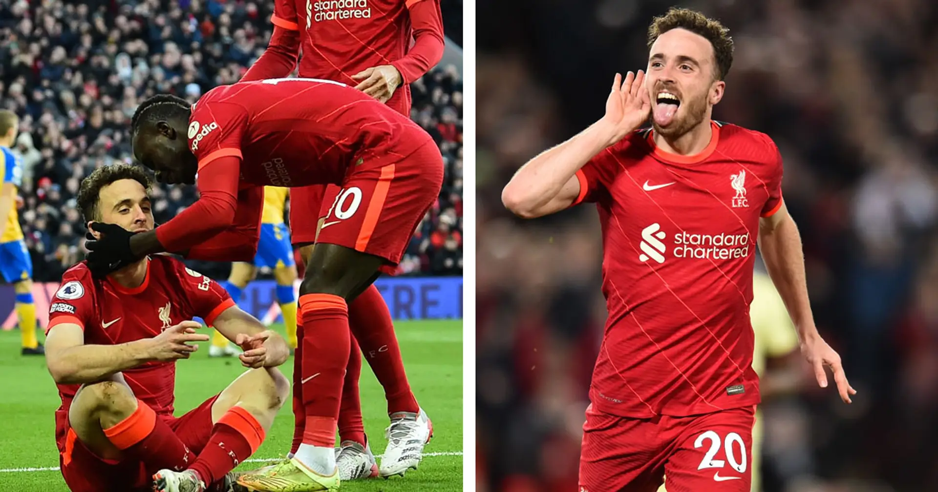 Liverpool forward Diogo Jota 'withdrew from FIFA tournament' before scoring brace against Southampton