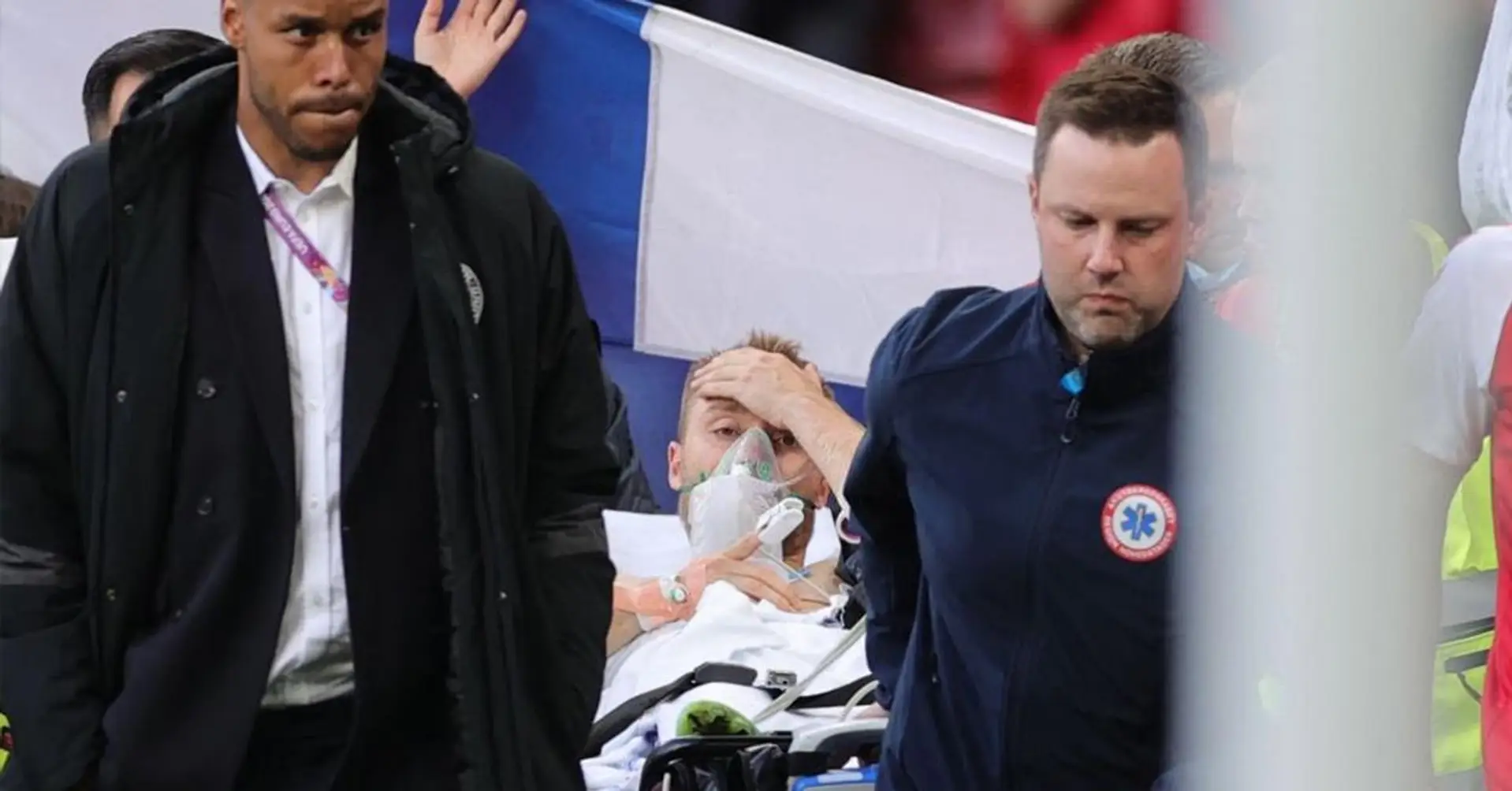 Christian Eriksen salió del estadio despierto y respirando, la UEFA confirma que se ha estabilizado