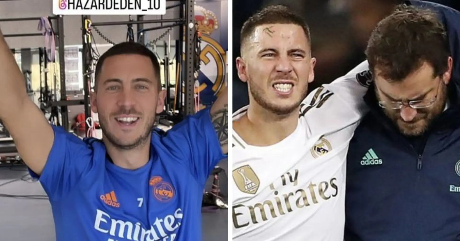 "Mein Bruder für immer": Der Physiotherapeut von Real Madrid ist mehr als alle anderen über den Abgang von Hazard besorgt