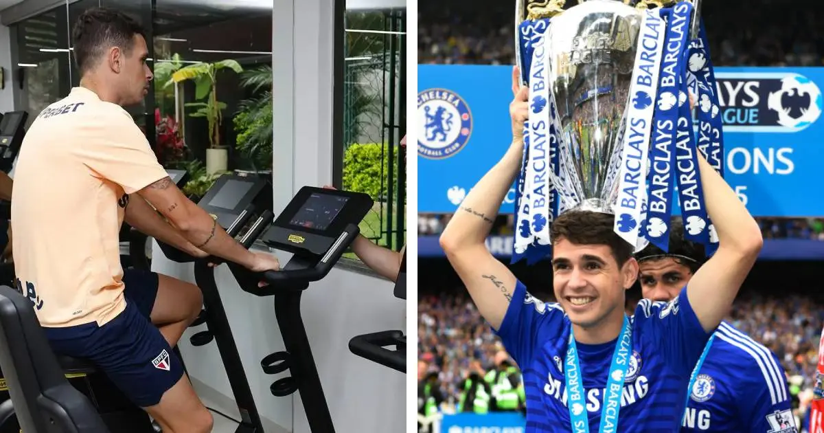 Former Chelsea Star Oscar Reveals His Incredible Trophy Collection on Social Media