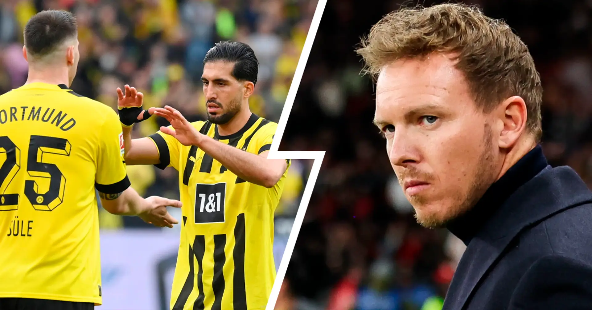 Can, Süle und mehr: Gleich vier Dortmunder stehen auf Nagelsmanns Streichliste vor der EM