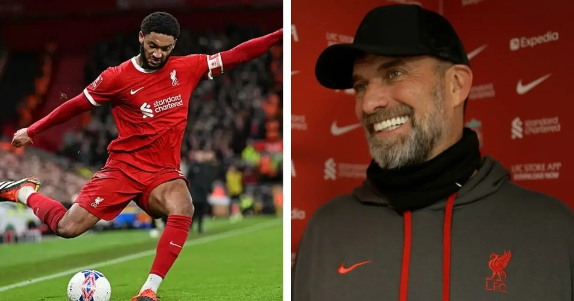 Klopp pleads fans to stop shouting 'SHOOOOT' when Joe Gomez gets on the ball